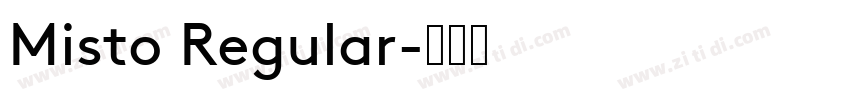 Misto Regular字体转换